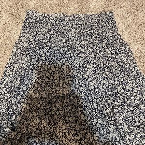 black and white summer skirt